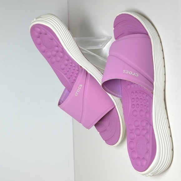 Crocs Revival slip on slides woman's size 9 - Picture 12 of 14